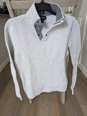 Men's Gray Express Sweater